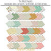 The World Awaits 6x6 Double-Sided Paper Pack, papers spread out image, showing 6x6 scrapbook paper for handmade cards, mini albums, junk journals, paper layering, small-scale layouts, and coordinated paper crafts. Buyer theme: Travel 6x6 Scrapbook Paper for Card Making. 6x6 travel paper pack with reduced-scale tropical florals, maps, palm leaves, road trip icons and vacation patterns. Visible artwork includes airplane, passport, camera, globe. Color palette includes yellow, sage, white