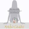 Warm Winter Wishes 6x6 Double-Sided Paper Pack, standing size guide image, showing 6x6 scrapbook paper for handmade cards, mini albums, junk journals, paper layering, small-scale layouts, and coordinated paper crafts. Buyer theme: Winter 6x6 Paper for Cards & Mini Albums. Warm Winter Wishes 6x6 Double-Sided Paper Pack with scaled winter plaids, snowflakes, trees, berries, cabins, snowmen and cozy cold-weather patterns. Designed for Cold-weather journals, Card making, Mini albums
