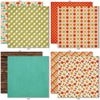 Welcome Fall Bundle, bundle paper patterns 25 through 32 preview, showing complete coordinated paper craft set with 12x12 papers, 6x6 papers, cardstock, die cuts, and stickers for layouts, cards, albums, journals, and keepsakes. Buyer theme: Complete Fall Scrapbook Bundle. Welcome Fall complete scrapbook bundle with 12x12 paper, 6x6 paper, coordinating cardstock, stickers and die cuts