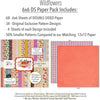 Wildflowers 6x6 Double-Sided Paper Pack, 6x6 paper pack cover and includes preview, showing 6x6 scrapbook paper for handmade cards, mini albums, junk journals, paper layering, small-scale layouts, and coordinated paper crafts. Buyer theme: Floral 6x6 Scrapbook Paper for Cards & Mini Albums. Wildflowers 6x6 Double-Sided Paper Pack with scaled gingham, polka dots, berries, strawberries, meadow flowers, birds and botanical patterns for cards and mini albums