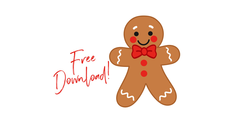Gingerbread Man SVG Cut File - Download