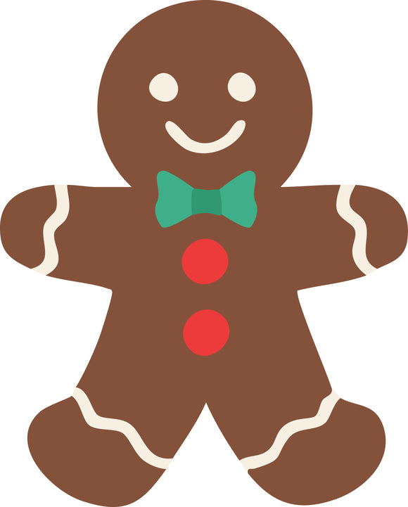 Gingerbread Man SVG Cut File - Download