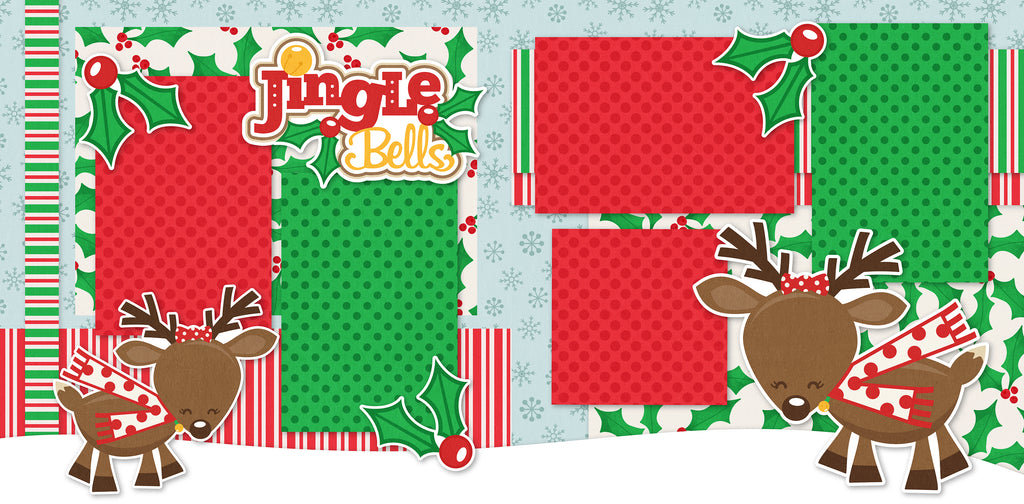 Jingle Bells- Girl - Page Kit