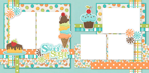 Sweet as Sugar-Blue - Page Kit
