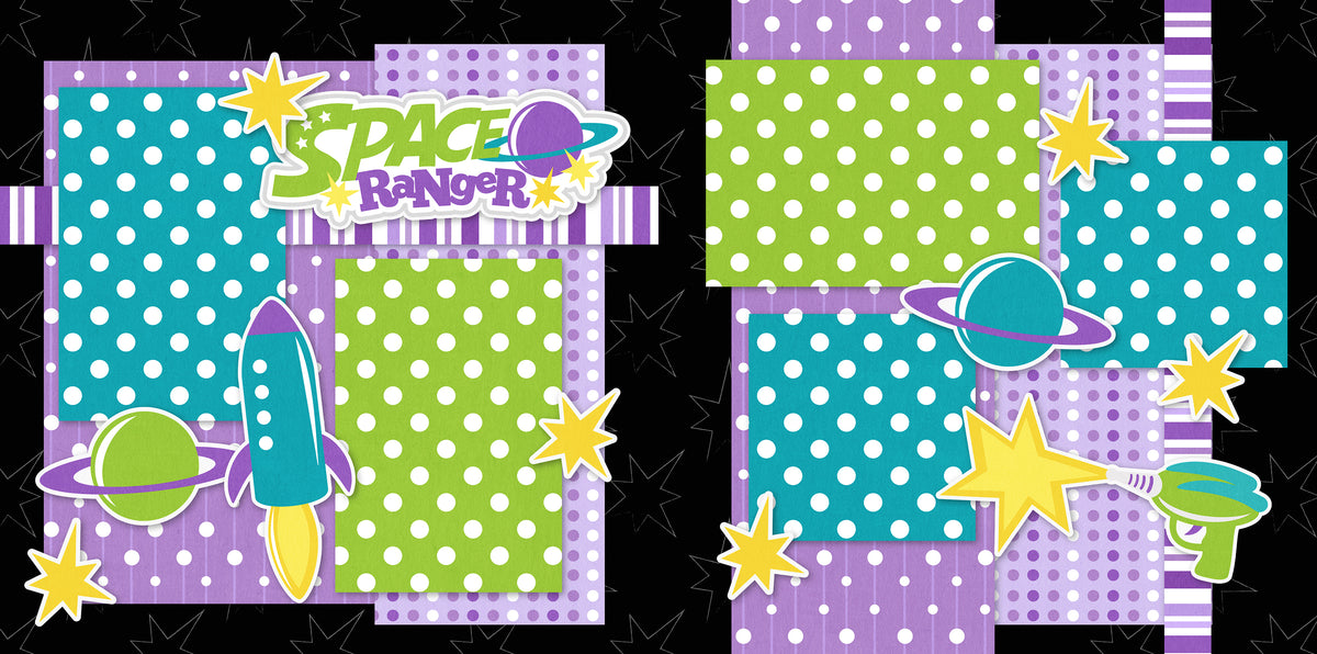 Space Ranger - Scrapbook Page Kit-by Miss Kate Cuttables – MISS KATE