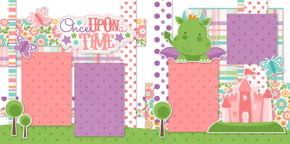 Once Upon a Time-Pink - Page Kit