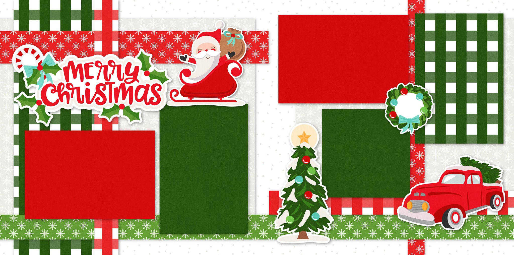 Festive Christmas - Stickers Scrapbook Christmas, planner – MISS KATE