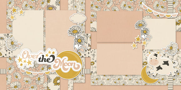 Over the Moon - Pink - Page Kit