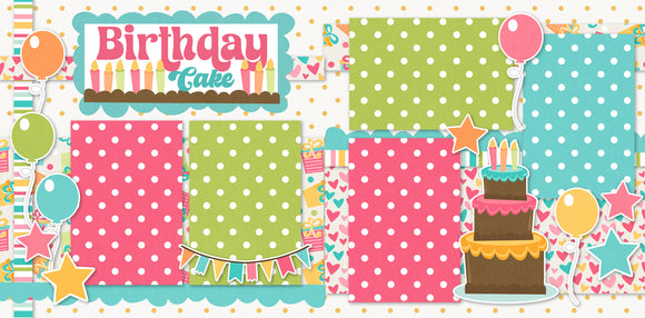 Birthday Cake-Pink-Page Kit