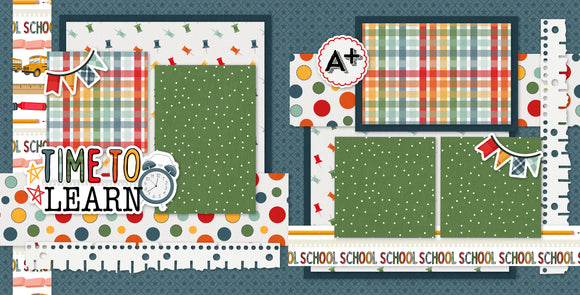 Time to Learn - Page Kit