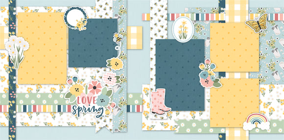 I Love Spring - Page Kit