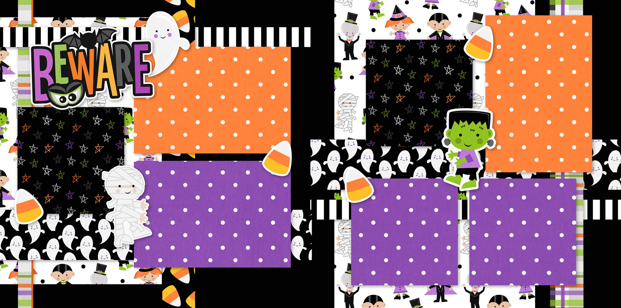 Beware- Scrapbook Page Kit-by Miss Kate Cuttables – MISS KATE