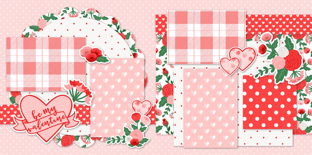 Be my Valentine - Page Kit