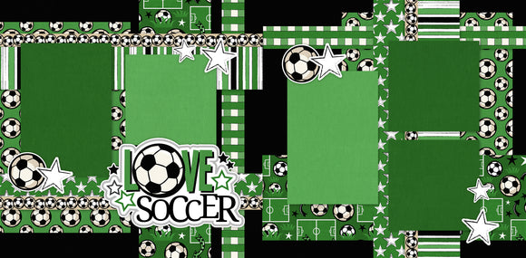 Love Soccer - Page Kit