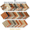 Boo Paper & Sticker Kit, paper and sticker kit spread out image, showing 12x12 scrapbook paper and coordinating stickers for scrapbook layouts, photo albums, memory keeping, cards, and paper crafts. Buyer theme: Vintage Halloween Scrapbook Paper Kit 12x12. 12x12 Boo Paper & Sticker Kit with vintage Halloween patterned papers, October element cards and coordinating retro spooky stickers. Scrapbook paper and sticker kit, 12x12 scrapbook supplies, photo album paper, and coordinated memory keeping