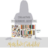 Chills and Thrills Monthly Box Add-On - 12x12 Paper & Sticker Kit. product size guide showing the scrapbook kit for scale.