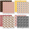 It's Spooky Season Bundle, bundle paper patterns 23 through 30 preview, showing complete coordinated paper craft set with 12x12 papers, 6x6 papers, cardstock, die cuts, and stickers for layouts, cards, albums, journals, and keepsakes. Buyer theme: Complete Halloween Scrapbook Craft Bundle. It's Spooky Season complete scrapbook bundle with 12x12 Double-Sided Paper, 6x6 Double-Sided Paper, Linen Printed Smooth Cardstock, Die Cuts and one Sticker Sheet