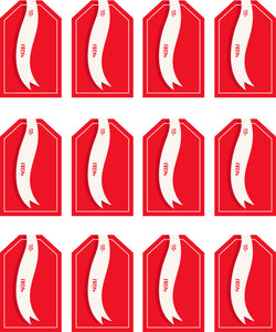FREE Printable Red Gift Tags-Download Only – MISS KATE