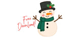 Snowman SVG Cut File - Download