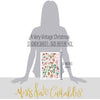 A Very Vintage Christmas Stickers, size guide image, showing coordinating scrapbook stickers for layouts, planners, journals, cards, memory albums, titles, and quick finishing details. Buyer theme: Vintage Christmas Stickers for Scrapbooks & Journals. A Very Vintage Christmas sticker sheet with reduced-scale retro Santa, deer, tree, holly, ornament and vintage holiday phrase stickers. Scrapbook sticker sheet, planner stickers, journal stickers, card making accents, and memory keeping supplies