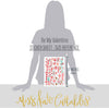 Be My Valentine Stickers, size guide image, showing coordinating scrapbook stickers for layouts, planners, journals, cards, memory albums, titles, and quick finishing details. Buyer theme: Valentine Stickers for Scrapbooks & Journals. Be My Valentine Sticker Sheet with scaled hearts, love titles, mailboxes, envelopes, balloons, teddy bears, bees, flowers, gifts and candy accents for scrapbooks, planners and journals. Designed for Love story pages, Friendship memory keeping, Card making