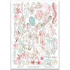 Best Wishes Stickers, main product image, showing coordinating scrapbook stickers for layouts, planners, journals, cards, memory albums, titles, and quick finishing details. Buyer theme: Floral Friendship Stickers for Scrapbooks & Journals. coordinating floral and sentiment sticker sheet. Visible artwork includes ribbon bows, wildflowers, leafy sprigs, floral banners. Coordinating patterns include plaid, polka dots, floral toss. Color palette includes Seafoam, Soft Teal, Vintage Cream