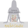 Christmas Joy Stickers, size guide image, showing coordinating scrapbook stickers for layouts, planners, journals, cards, memory albums, titles, and quick finishing details. Buyer theme: Christmas Stickers for Scrapbooks, Journals & Planners. Christmas Joy Sticker Sheet with scaled Christmas titles, Santa, snowmen, gingerbread, reindeer, candy canes, stockings, poinsettias, holly and snowflakes for scrapbook pages, journals and planners