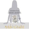 Generations of Love Stickers, size guide image, showing coordinating scrapbook stickers for layouts, planners, journals, cards, memory albums, titles, and quick finishing details. Buyer theme: Heritage Stickers for Journals & Planners. Generations of Love Sticker Sheet with scaled family heritage titles, flowers, birds, butterflies, branches, frames and labels for scrapbook pages, journals and planners. Coordinating patterns include Polka dots, Pinstripes, Diamond lattice