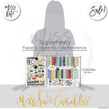 Superhero - Paper & Sticker Kit 12X12 (Ds)
