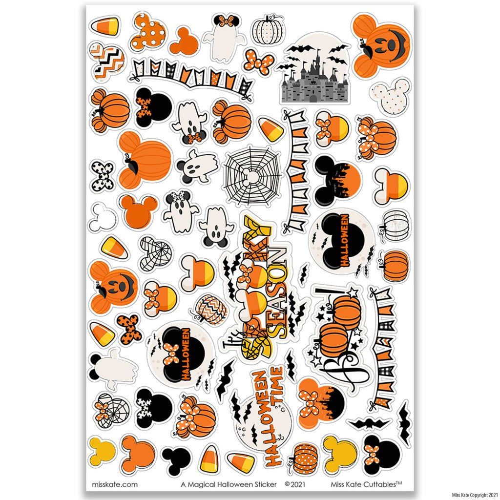A Magical Halloween - Sticker Sheet Stickers