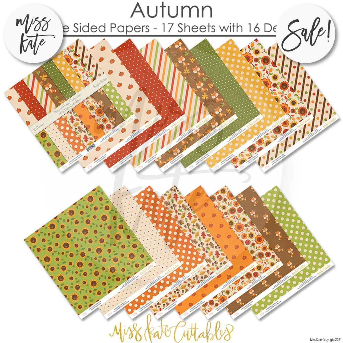 Autumn - Scrapbook Paper Pack Fall Paper Pack – MISS KATE