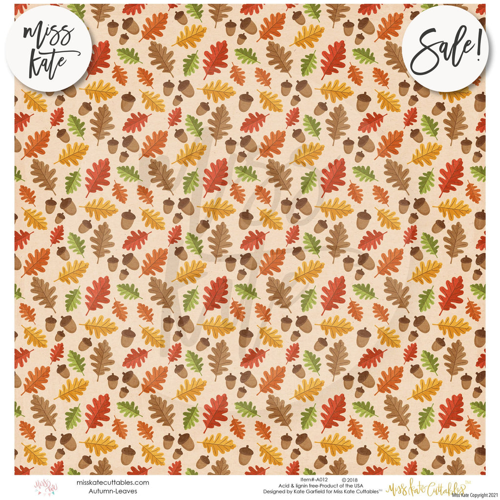 Autumn - Scrapbook Paper Pack Fall Paper Pack – MISS KATE