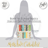 Back To School - Paper Pack 12X12 (Ss)