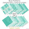 Blue Patterns - Paper Pack 12X12 (Ss)