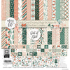 Bargain Bin - Candy Cane Christmas Paper & Sticker Kit 12X12 (Ds)
