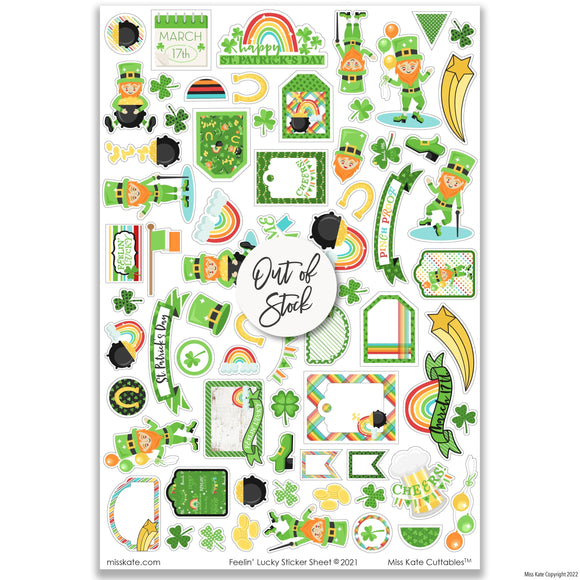 Bargain Bin - Feelin Lucky For St. Patricks Day Stickers