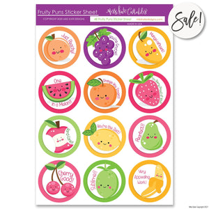 Bargain Bin - Fruity Puns Stickers