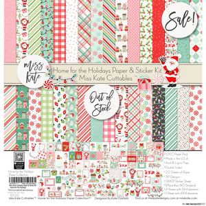 Home For The Holidays - Paper & Sticker Kit 12X12 (Ds)