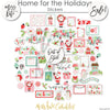Home For The Holidays - Paper & Sticker Kit 12X12 (Ds)