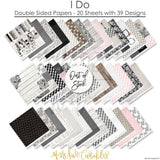 Bargain Bin - I Do For Wedding Paper & Sticker Kit 12X12 (Ds)