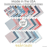 Bargain Bin - Made In The Usa Paper & Sticker Kit 12X12 (Ds)