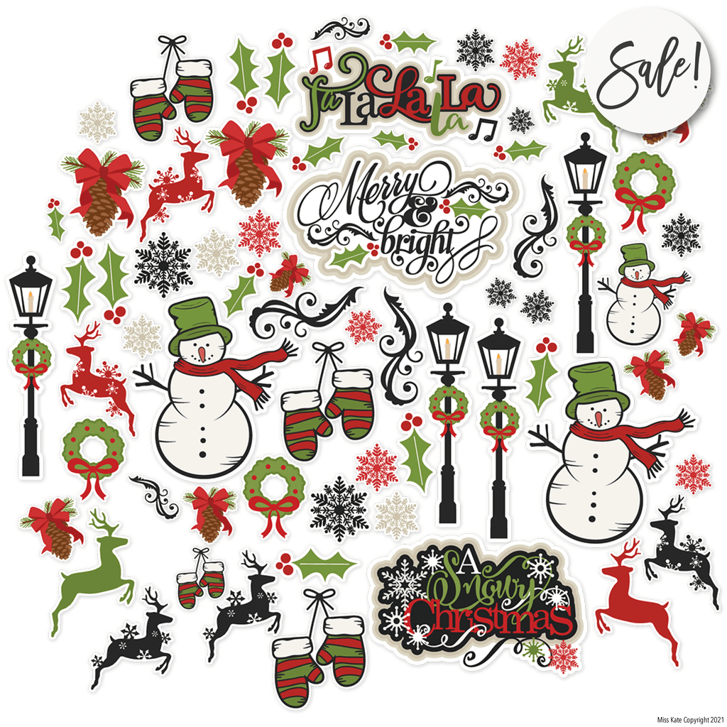 Merry And Bright - Die Cuts 60+