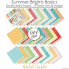 Summer Brights Basics - Double-Sided Paper Pack 12X12 (Ds)