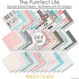 Bargain Bin - The Purrrfect Life Paper & Sticker Kit 12X12 (Ds)