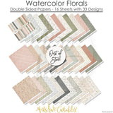 Watercolor Florals - Paper Pack 12X12 (Ds)