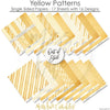 Bargain Bin - Yellow Patterns Paper Pack 12X12 (Ss)