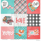 Be Mine - For Valentines Day Paper & Sticker Kit 12X12 (Ds)