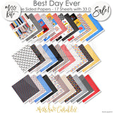 Best Day Ever - For Disney Double-Sided Paper Pack 12X12 (Ds)
