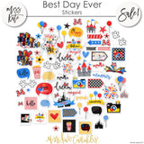 Best Day Ever - For Disney-Paper & Sticker Kit 12X12 Paper (Ds)