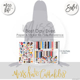 Best Day Ever - For Disney-Paper & Sticker Kit 12X12 Paper (Ds)